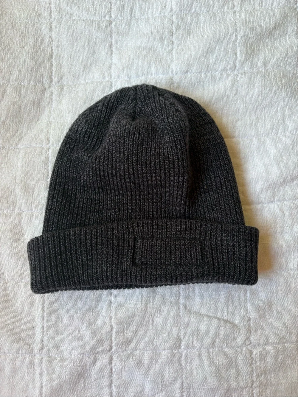 Happy Earth 100% Organic Cotton Dark Grey Ribbed Beanie